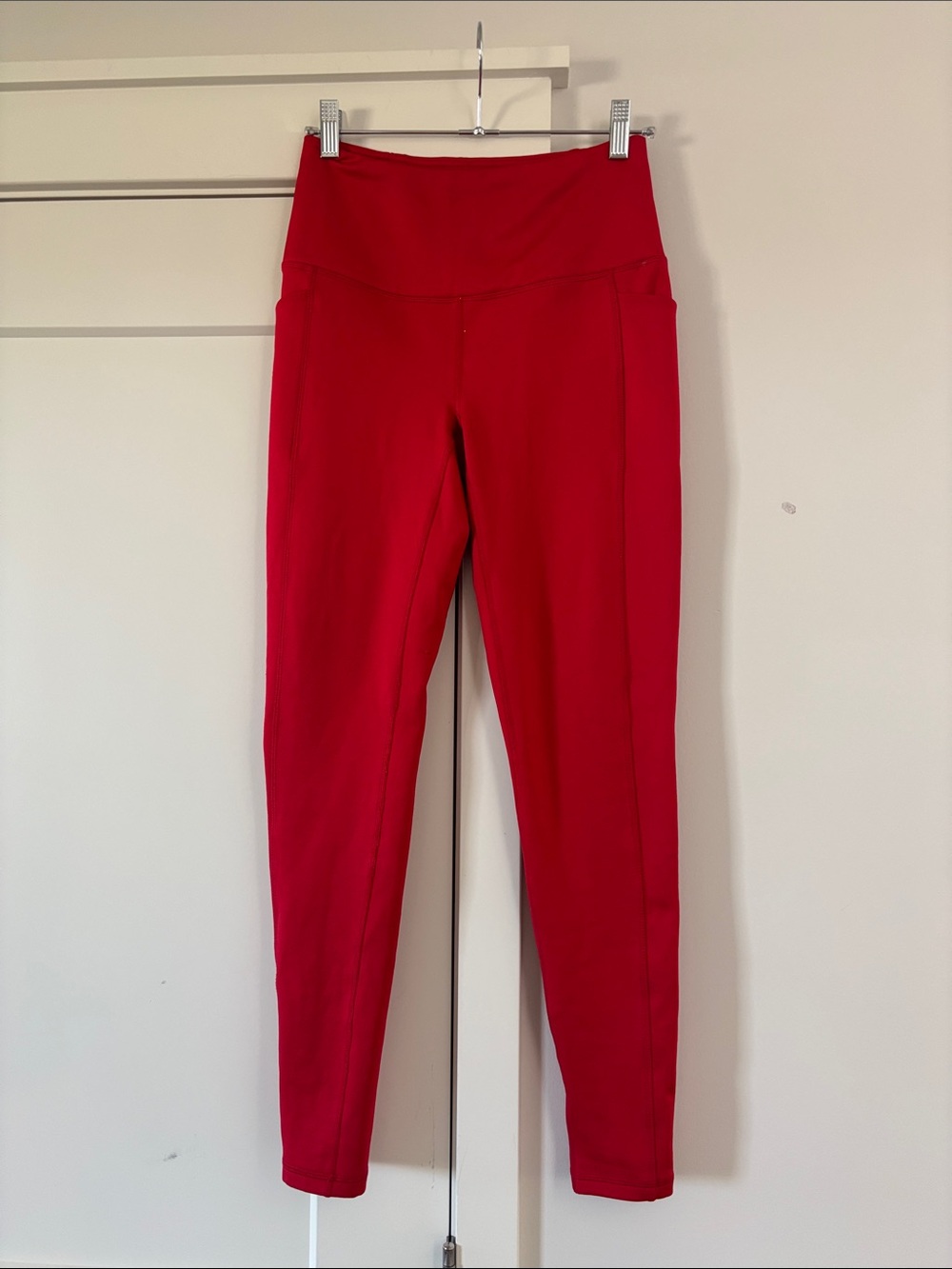 Spyder High-Waist Red Performance Track Pants